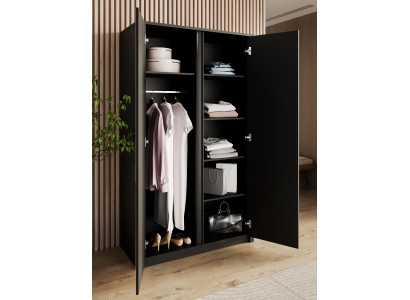 Armário com espelho e ganchos