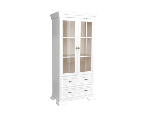 Vitrine com gavetas e prateleiras