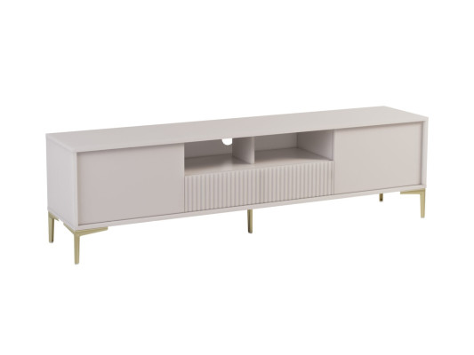 Moderno suporte para TV em aço inoxidável