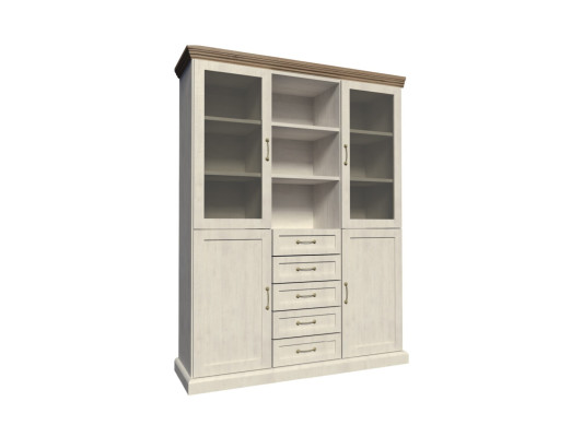 Grande mesa de cozinha com gavetas