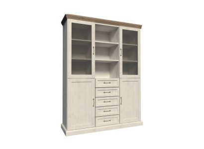 Grande mesa de cozinha com gavetas