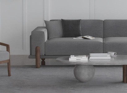 Conjunto de sofá e cadeira sempre disponível