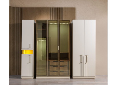 Moderno armário de 251 cm