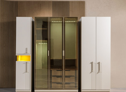 Moderno armário de 251 cm