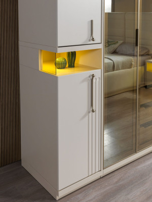 Moderno armário de 251 cm