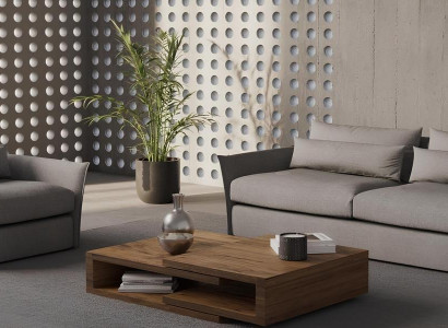 Banco moderno com cadeira para a sala de estar