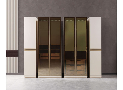 Armário de canto moderno com grande padrão