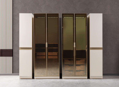 Armário de canto moderno com grande padrão