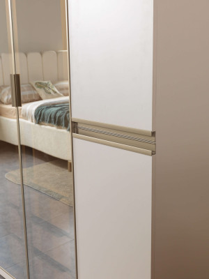 Armário de canto moderno com grande padrão