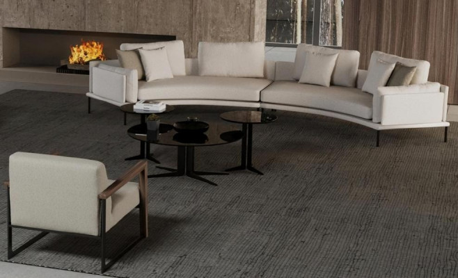 Banco e cadeira com conforto estético