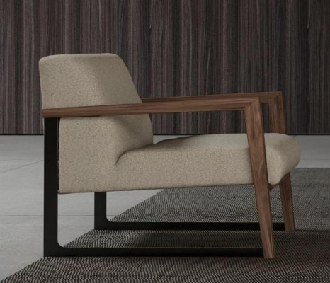 Cadeira minimalista, máximo conforto