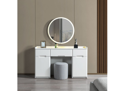 Mesa de maquiagem compacta moderna para o quarto