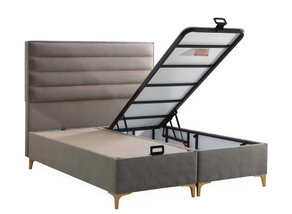 Cama leve com colchão – Móvel elegante para o quarto