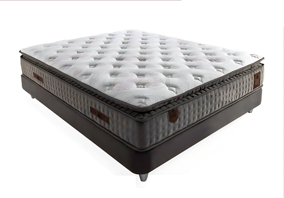 Cama leve com colchão – Móvel elegante para o quarto