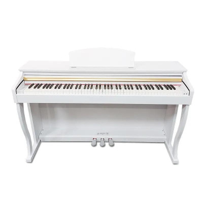 Piano digital brilhante branco para casa