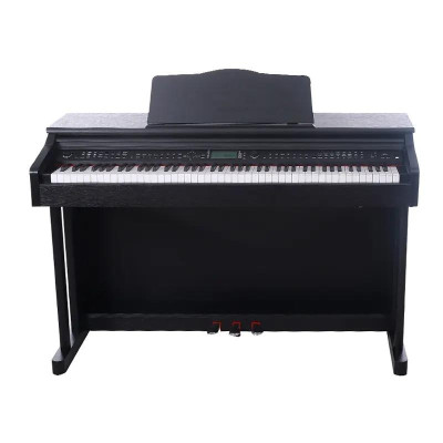 Piano digital com superfície brilhante