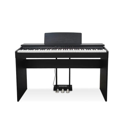 Piano digital para casa 137 cm Preto