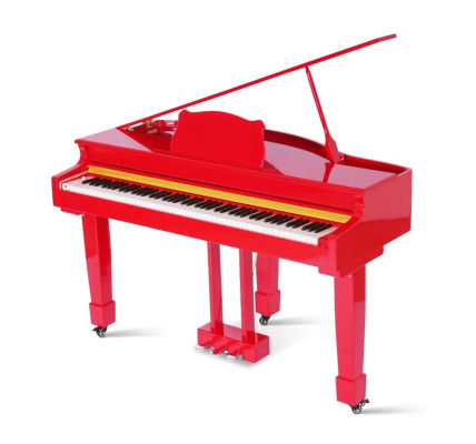 Piano digital vermelho