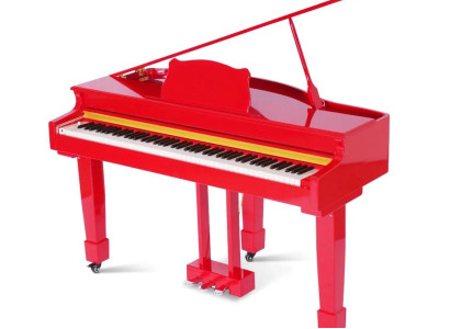 Piano digital vermelho Piano digital vermelho