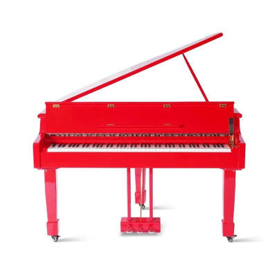 Piano digital vermelho