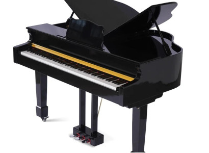 Piano preta brilhante Piano preta brilhante