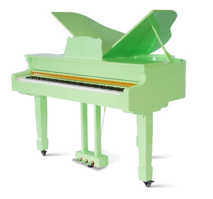 Piano digital com superfície brilhante