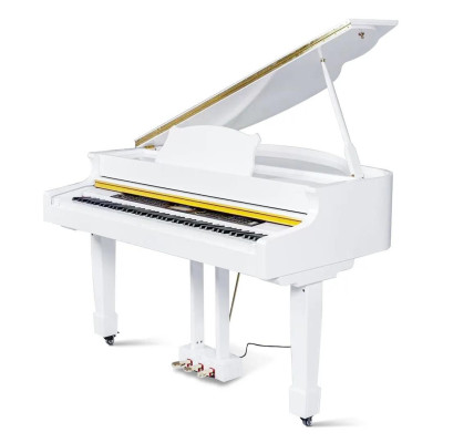 Piano branco brilhante