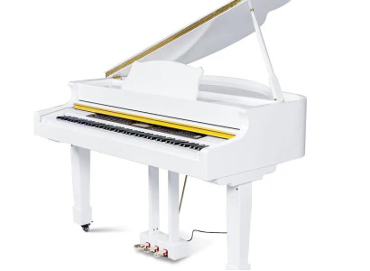 Piano branco brilhante