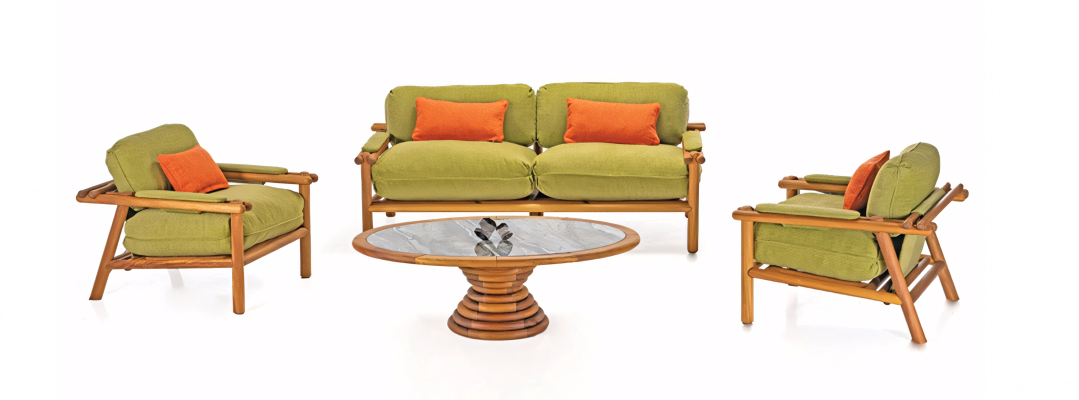 Conjunto de móveis Havemøbel, que oferece estabilidade e conforto em todos os lugares