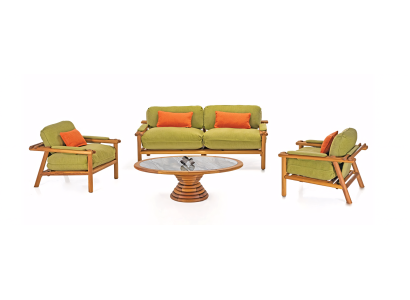 Conjunto de móveis Havemøbel, que oferece estabilidade e conforto em todos os lugares