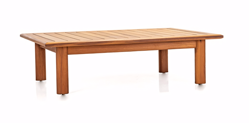 Mesa de centro moderna com finos acentos para decoração ideal