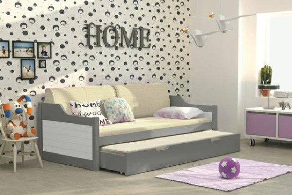 Sofá-cama com função e gaveta, cama de casal, beliche, camas David