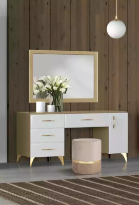 Schlafzimmer Set Bett 2x Nachttisch Kommode 7tlg Design Luxus
