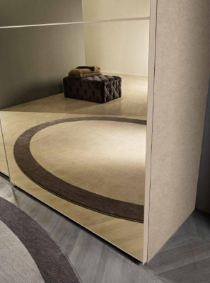 Schränke Kleiderschrank Schrank Schwebetüren Design Holz Italienische Möbel Neu