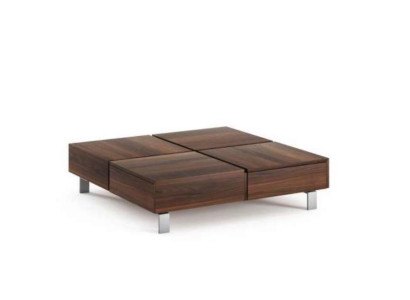 Wohnzimmer Couchtisch Luxus Walnuss Natur Designer Neue Einrichtung