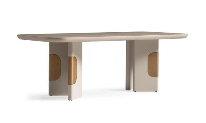 Esszimmer Garnitur Essecke Esstisch Stühle Set 9tlg Beige Essgruppe