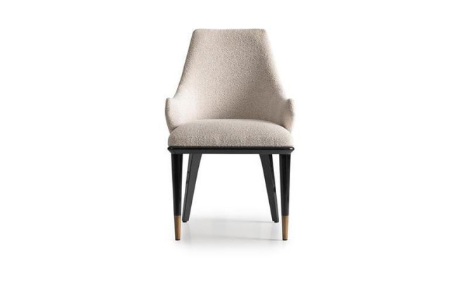 Luxus Essgruppe Esszimmer Esstisch Essecke Stühle Beige Holz Set 7tlg