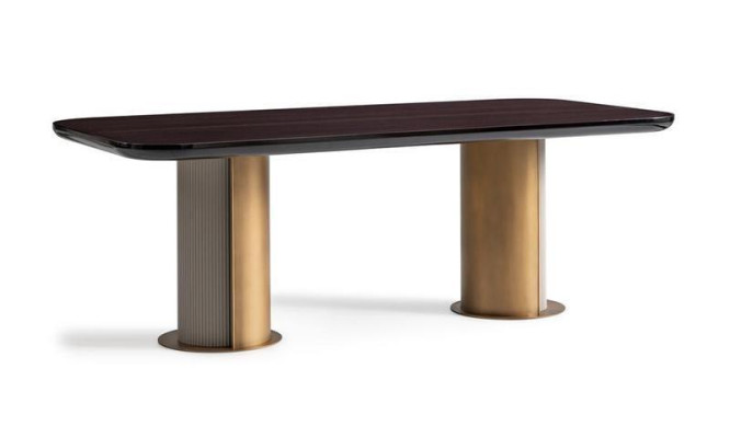 Esstisch Esszimmertisch Tisch Holztisch Holz Esszimmer Braun Luxus