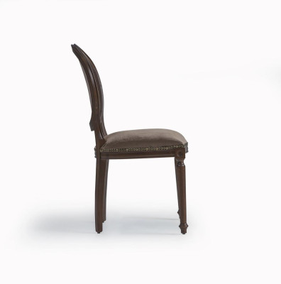 Designer Luxus Klassischer Esszimmer Stuhl Stühle Sitz Polstersitz Holz