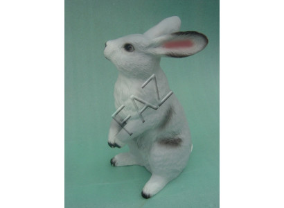 Design Hase Figur Garten Statue Skulptur Figuren Skulpturen Dekoration Neu c427
