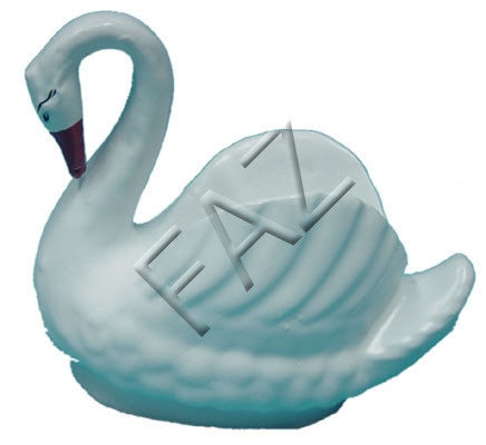 Design Vase Blumen Vasen Deko Töpfe Dekoration Deko Figur Statue Schwan tier Neu