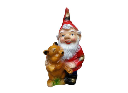 Garten Haus Dekoration Figur Statue Skulpturen Deko Figuren Zwerg Handarbeit M24