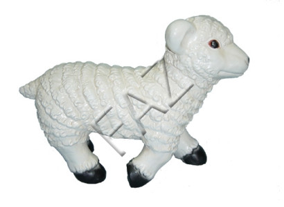 Design Lamm Figur Garten Statue Skulptur Figuren Skulpturen Deko Neu