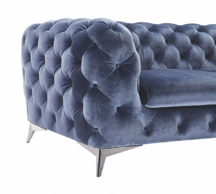 Sofa Chesterfield Couch Polster XXL Big Garnitur Textil 2+1+1 designer Couchen