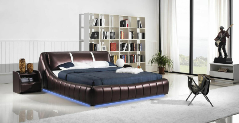 Modernes Hotel Design Bett XXL Betten Luxus Stil Doppel Leder 140 160 180x200cm