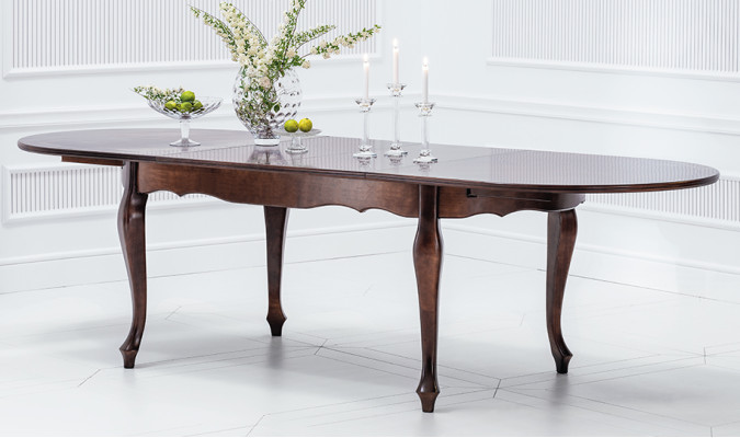 Klassischer Antik Stil Esstisch Wohnzimmer Holz Tische XXL Big Neu