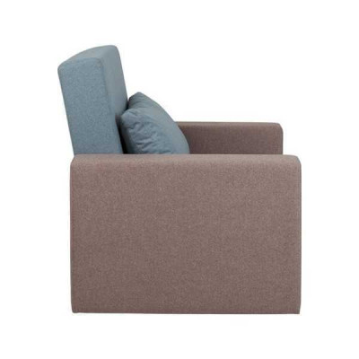 Blauer Sessel Bettfunktion Wohnzimmer Einsitzer Relax Luxus Clubsessel