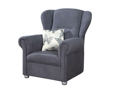 Modern Design Ohrensessel Stoff Couch Sofa Polster Sofas Sessel Fernseh