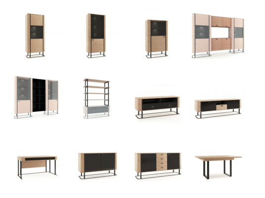 Regal Regal Aufbewahrung Wohnwand Aktenschrank Büro Office Schrank