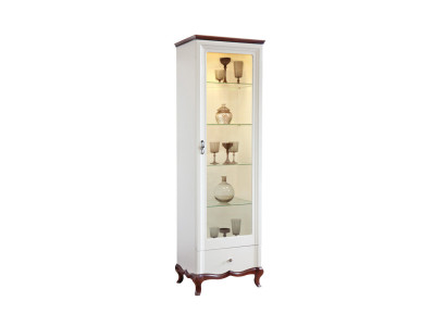 Wohnzimmer Schrank Klassische Vitrine Vitrinenschrank Vitrinen MI-1/2